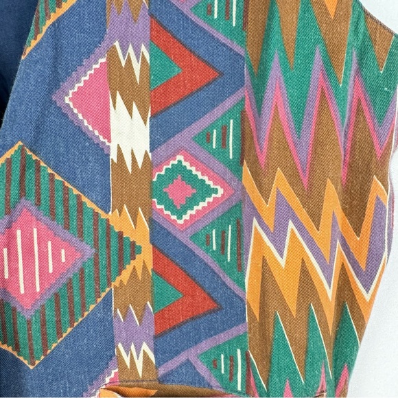 Vintage 1993 Geometric Vest - Picture 4 of 7
